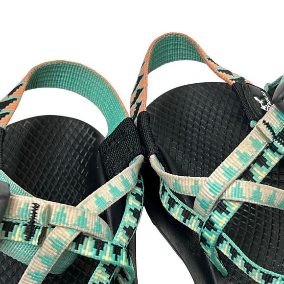 Chaco green and white Z cloud X2 sandals size 8 - Picture 5 of 14